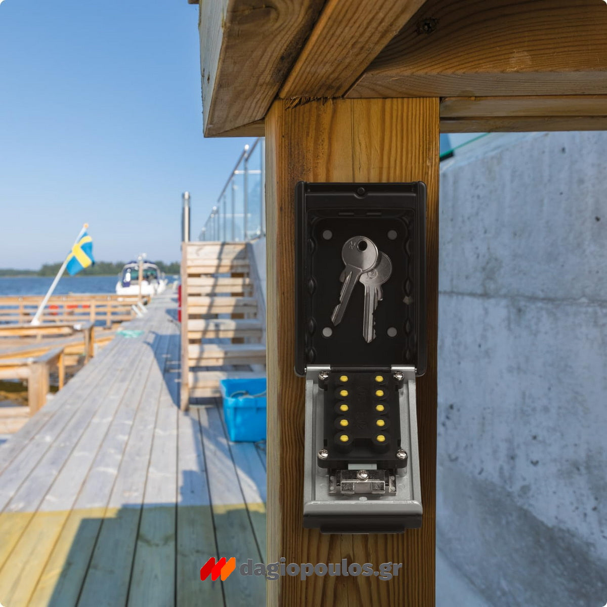 Abus 767 KeyGarage Κλειδοθήκη Ασφαλείας Επιτοίχεια Με Πληκτρολόγιο