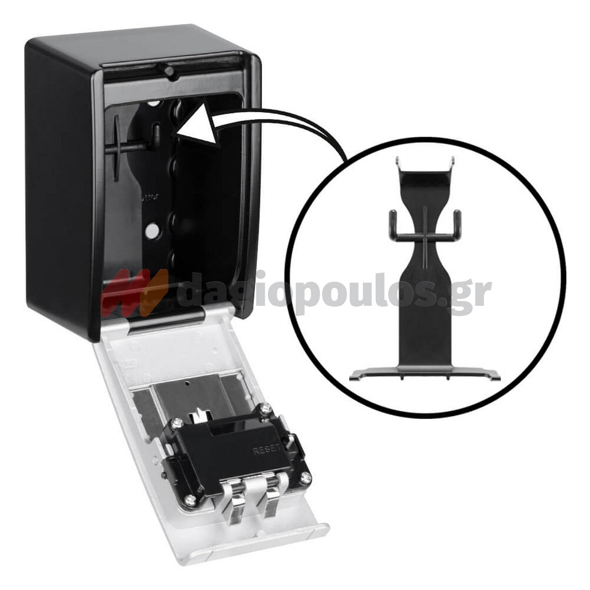 Abus 787 BIG KeyGarage Κλειδοθήκη Ασφαλείας Επιτοίχεια Με Συνδυασμό Μεγάλης Χωρητικότητας