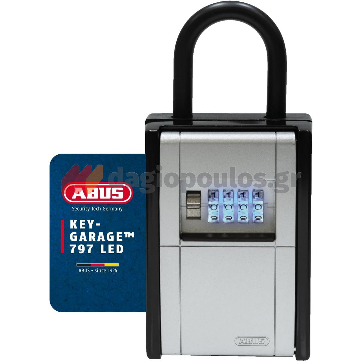 Abus 797 LED KeyGarage Κλειδοθήκη Ασφαλείας Επιτοίχεια Με Συνδυασμό και LED Φωτισμό Κρεμαστή