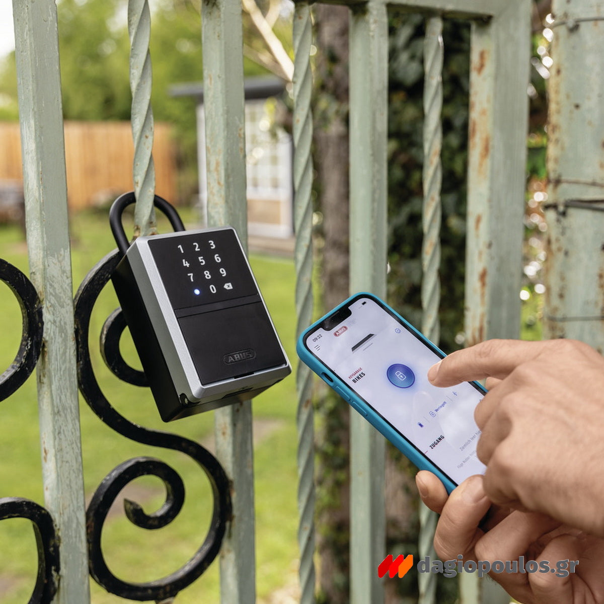 Abus 797 Smart KeyGarage One Κλειδοθήκη Ασφαλείας Κρεμαστή Με Κλείδωμα Μέσω Bluetooth