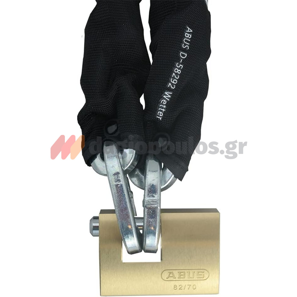 Abus 82/70 Monoblock Λουκέτο Πείρου (Τάκος) Ορειχάλκινος Με Ατσάλινο Πείρο 70mm