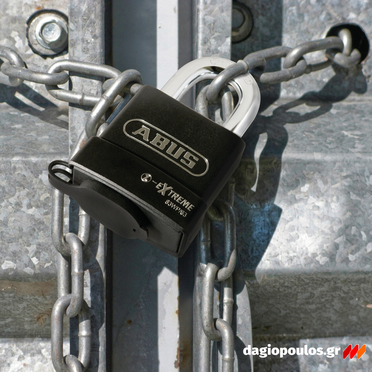 Abus 83WP/63 Λουκέτο Ατσάλινο Υψηλής Ασφαλείας Εξωτερικών Συνθηκών 63mm