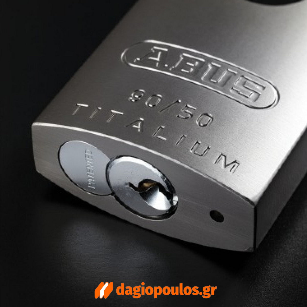 Abus 90RK/50 Titalium Λουκέτο Υψηλής Aσφαλείας Με Προστασία Λαιμού 50mm