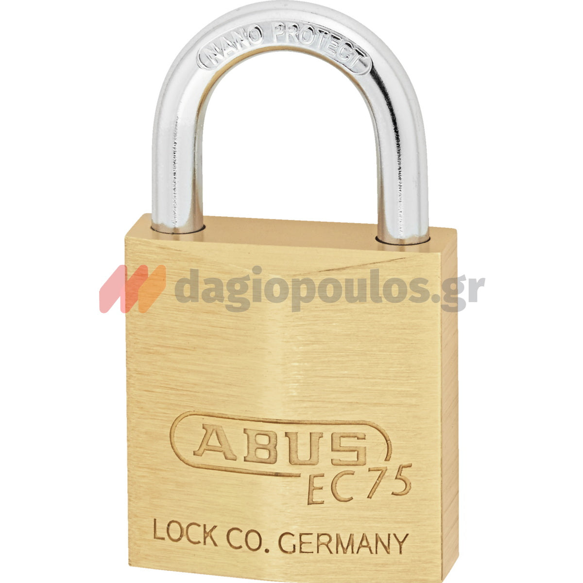 Abus EC 75/30 Λουκέτο Ορειχάλκινο Με Κλειδί Ασφαλείας 30mm