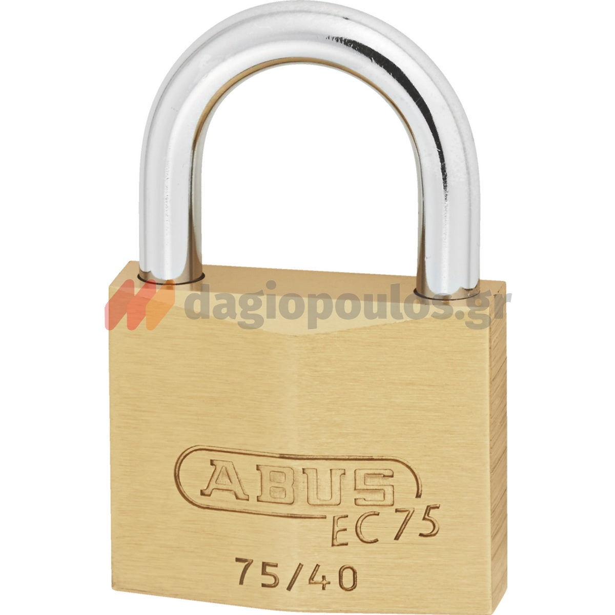 Abus EC 75/40 Λουκέτο Ορειχάλκινο Με Κλειδί Ασφαλείας 40mm