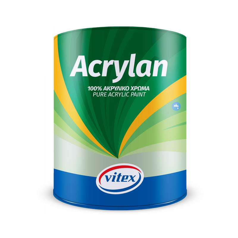 Vitex Acrylan Ακρυλικό 100% Χρώμα Εξωτερικής Τοιχοποιίας