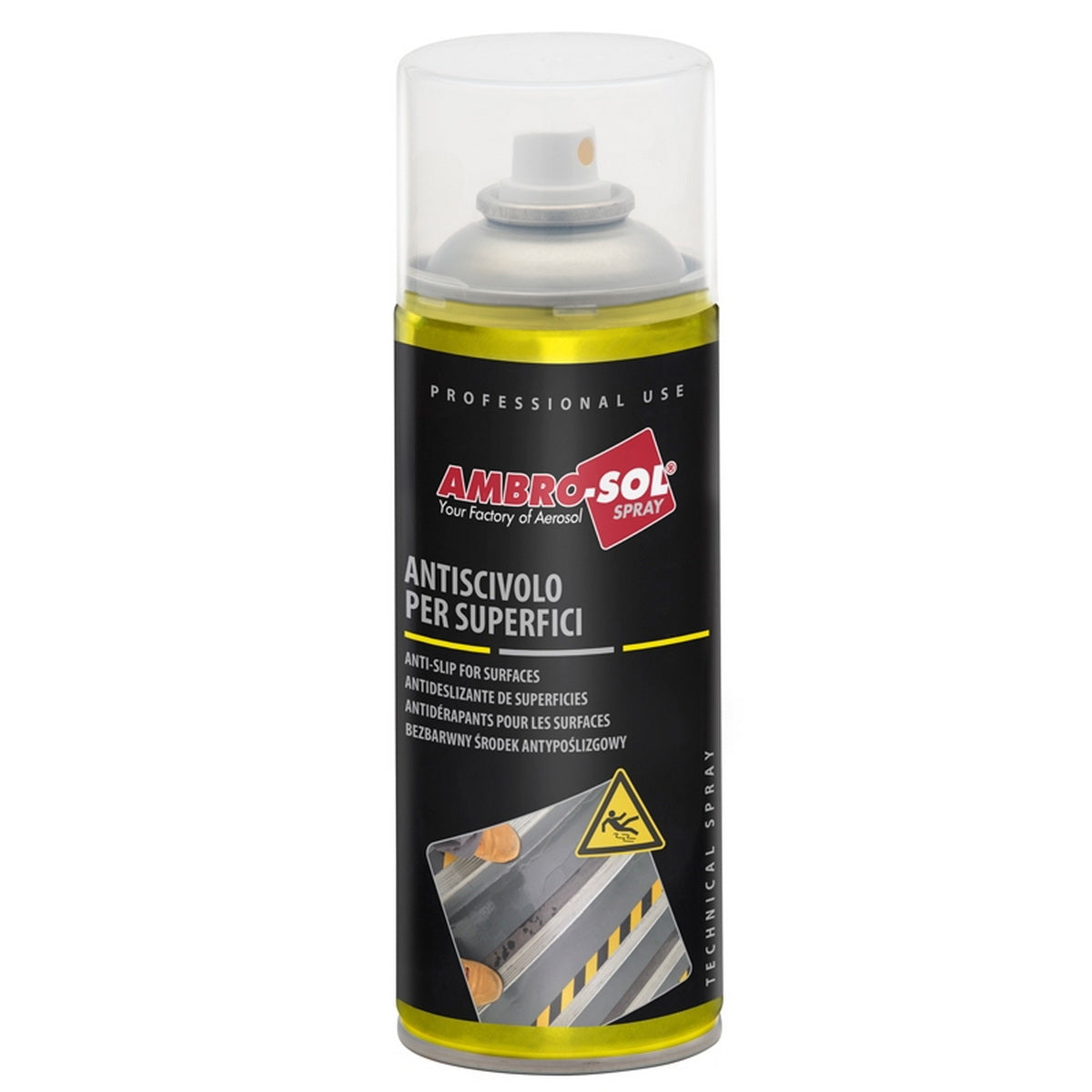 Ambrosol Antiscivolo Per Superfici Spray Anti Slip Αντιολισθητικό Επιφανειών & Δαπέδων Διαφανές 400ml Ιταλίας