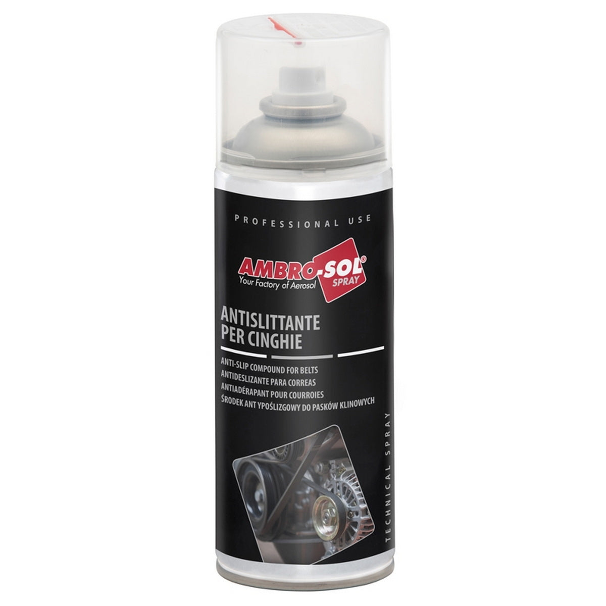 Ambrosol Antislittante Per Cinghie Spray Αντιολίσθησης & Προστασίας Ιμάντα Μετάδοσης 400ml