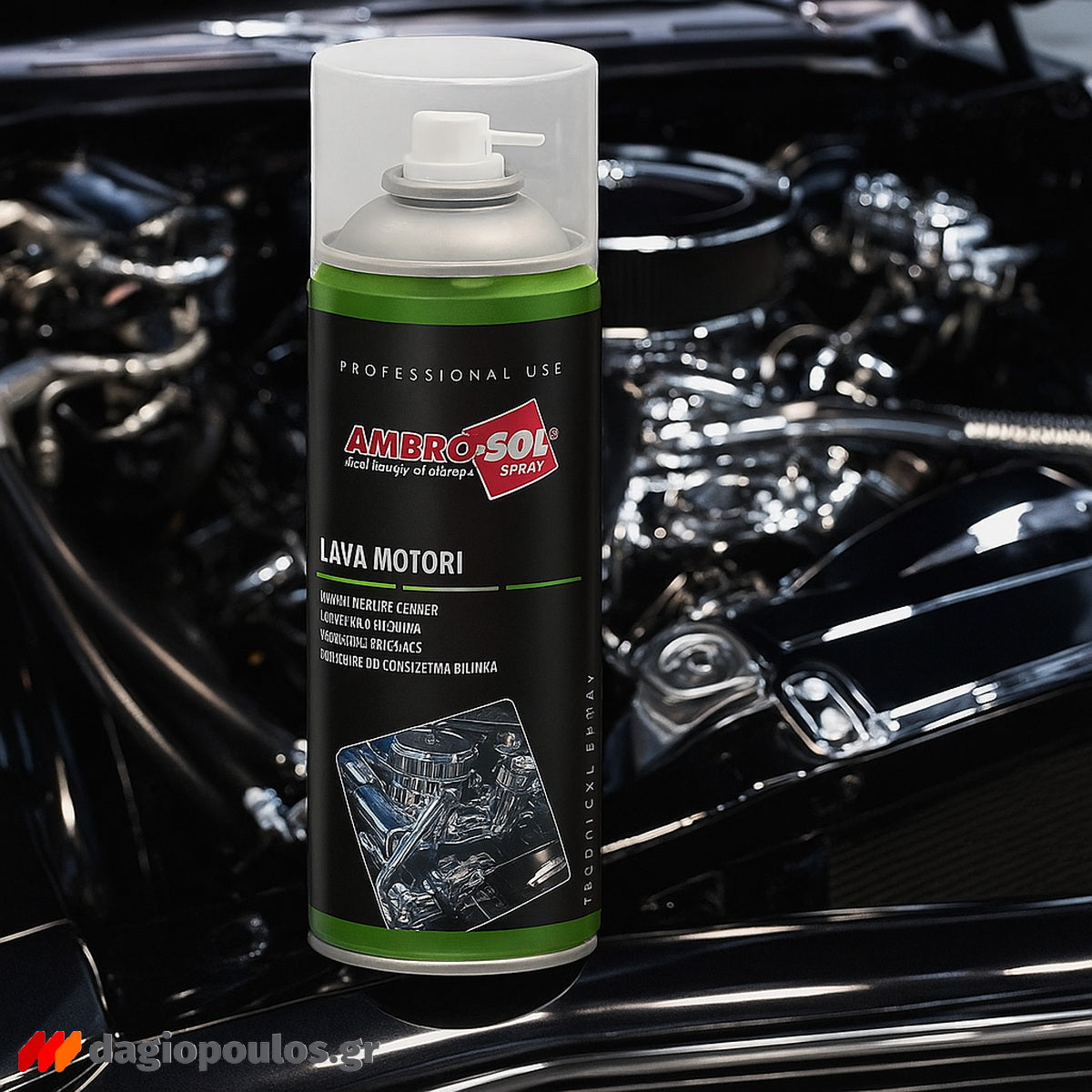 Ambrosol Lava Motori Spray Καθαριστικό Κινητήρα Αυτοκινήτων Σπρέι 400ml