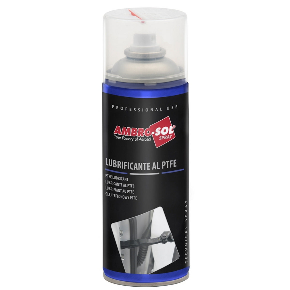 Ambrosol Lubrificante Al PTFE Spray Teflon Σπρέι Λίπανσης Τεφλόν 400ml Ιταλίας