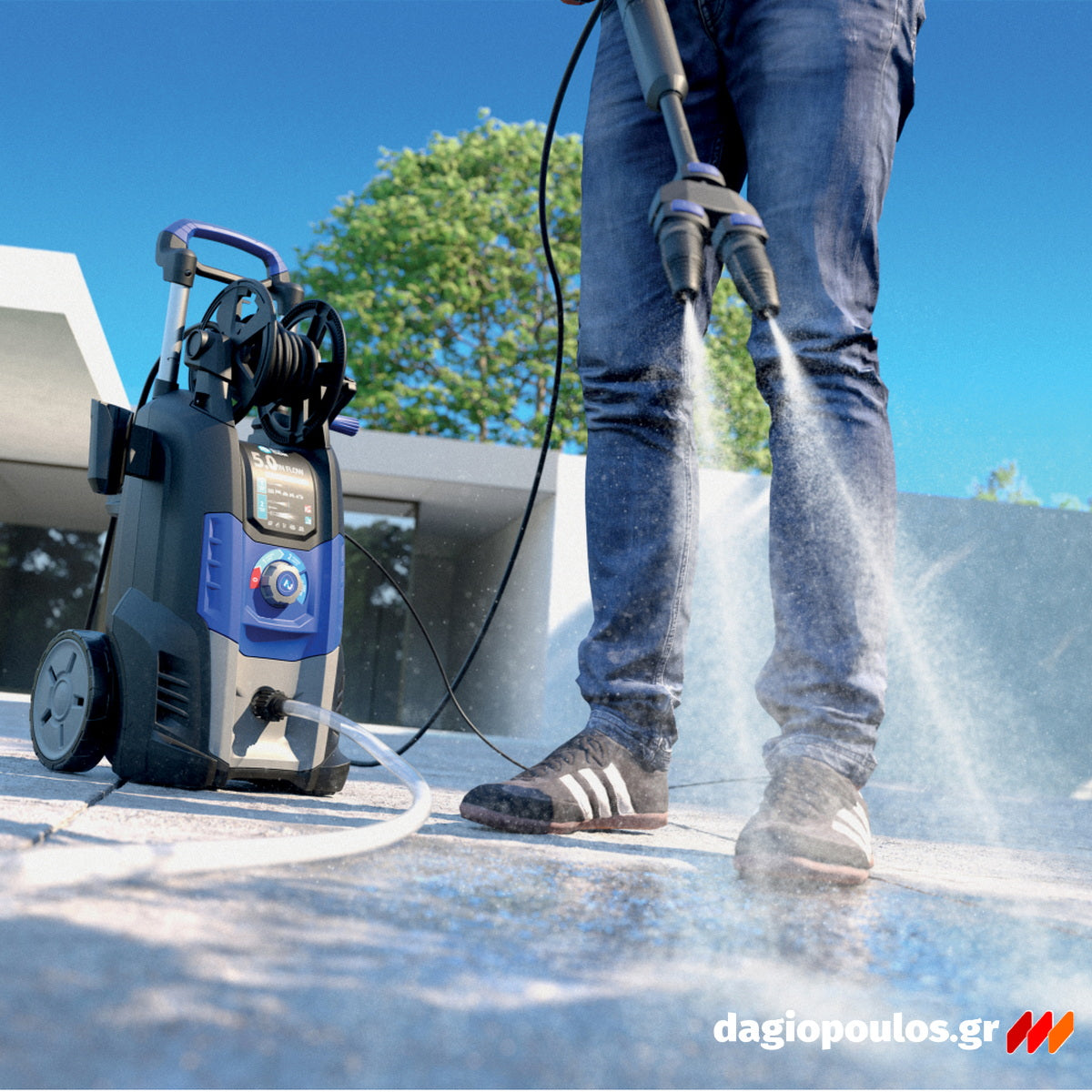 Annovi Reverberi 5.0 Twin Flow DTS Series 14793 Πλυστικό Ρεύματος Υψηλής Πίεσης 160bar 85Ltr/hr