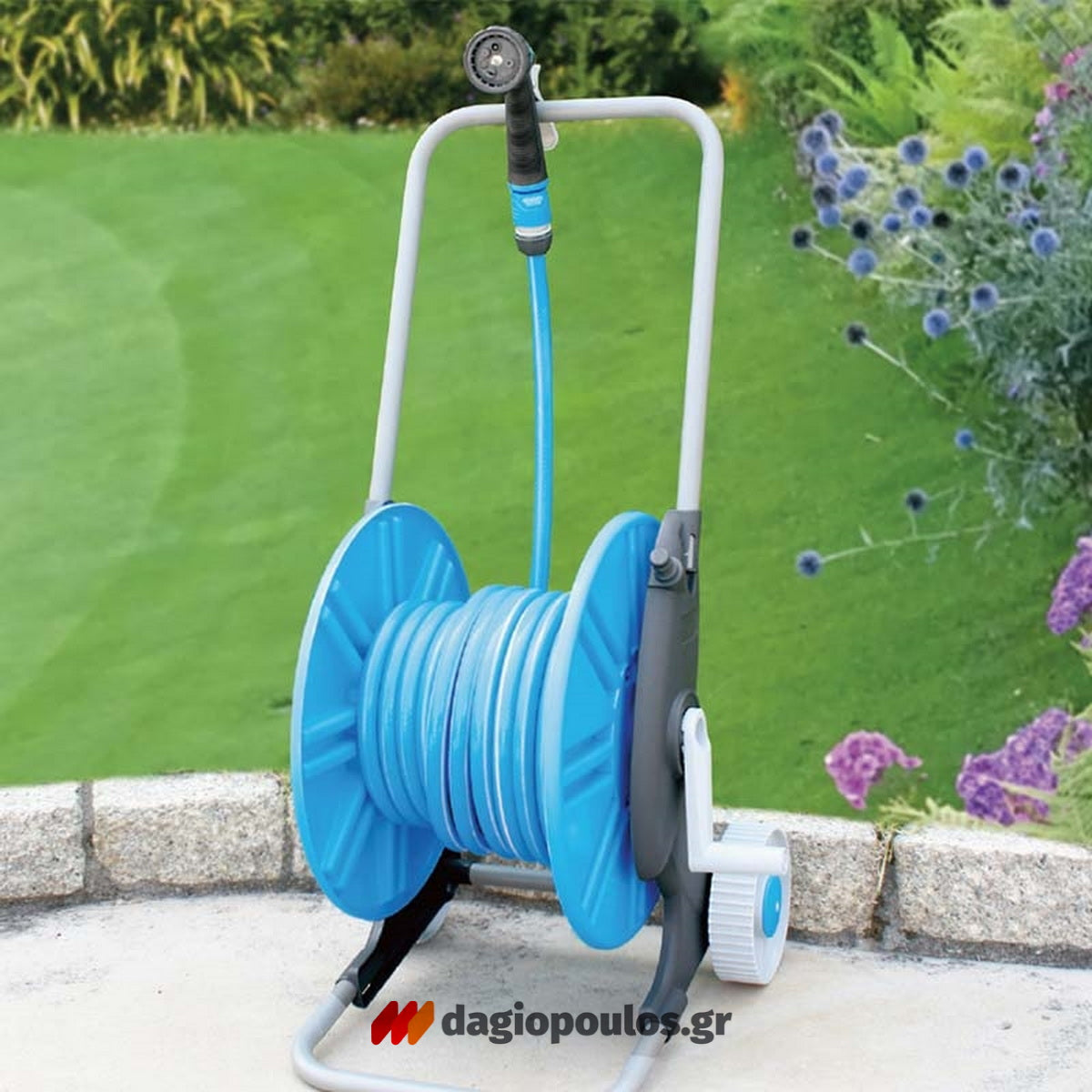 Aquacraft Καρούλι Λάστιχου Ποτίσματος Κήπου (Ανέμη) Τροχήλατο 40mtr