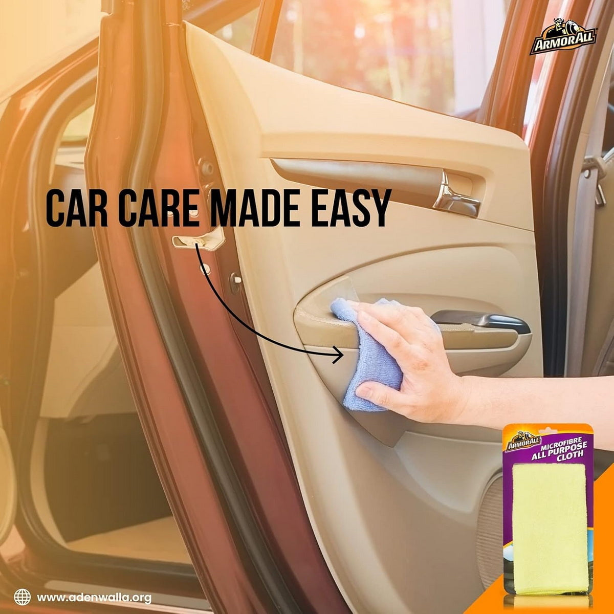 Armor All Microfibre All Purpose Cloth Πανί Από Μικροϊνες Πολλαπλών Χρήσεων