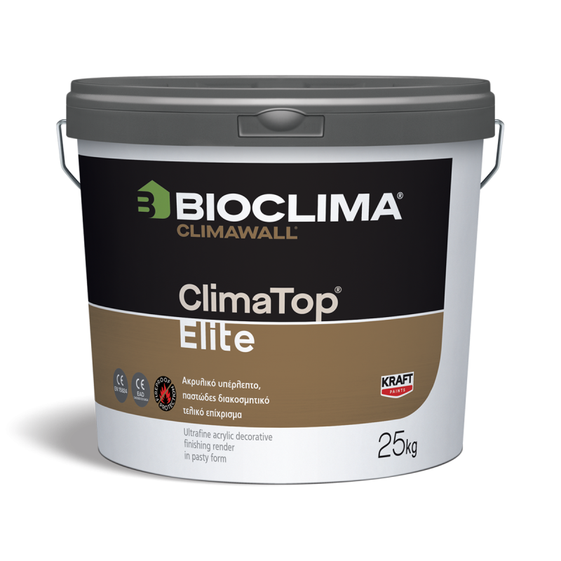 Bioclima Climatop Elite Ακρυλικός Υπέρλεπτος Σοβάς Θερμομόνωσης Σε Πάστα
