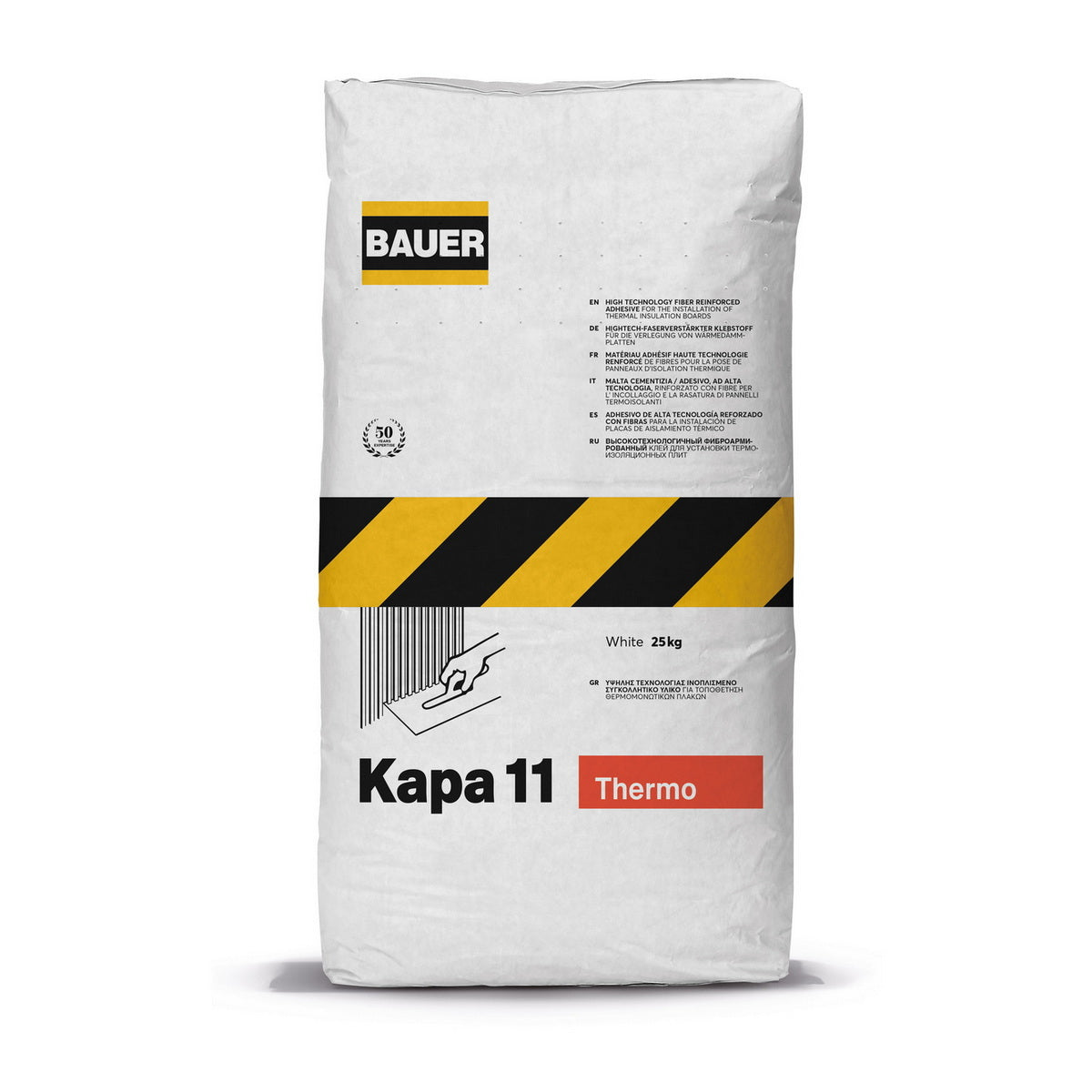 Ινοπλισμένη κόλλα θερμομόνωσης για θερμοπρόσοψη