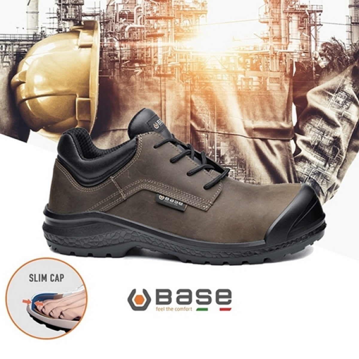 Base Be Browny S3 CI SRC Παπούτσια Ασφαλείας & Προστασίας Εργασίας Χαμηλά Με Προστασία