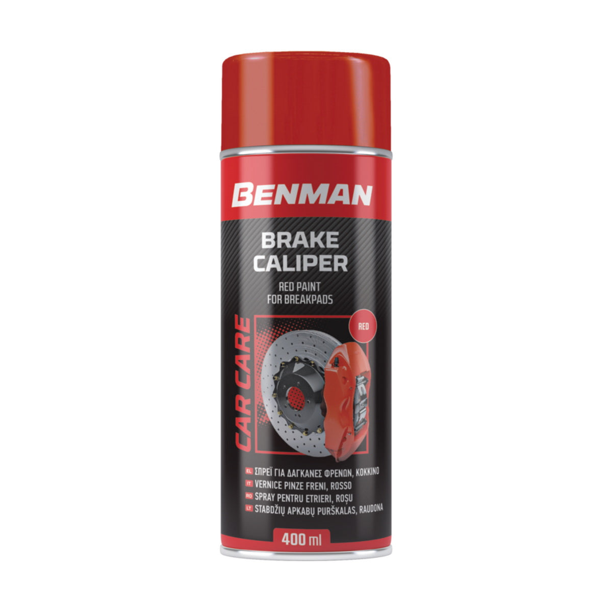 Benman 33871 Brake Caliper Spray Χρώμα Για Δαγκάνες Φρένων Σπρέι Κόκκινο 400ml
