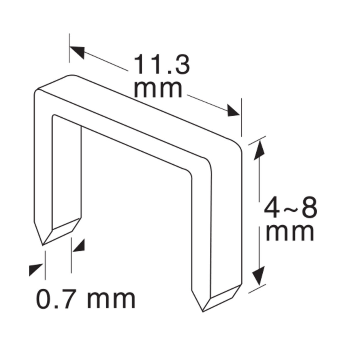 FF Group 22969 S53 Καρφωτικό Χειρός Για Δίχαλα 4-8mm