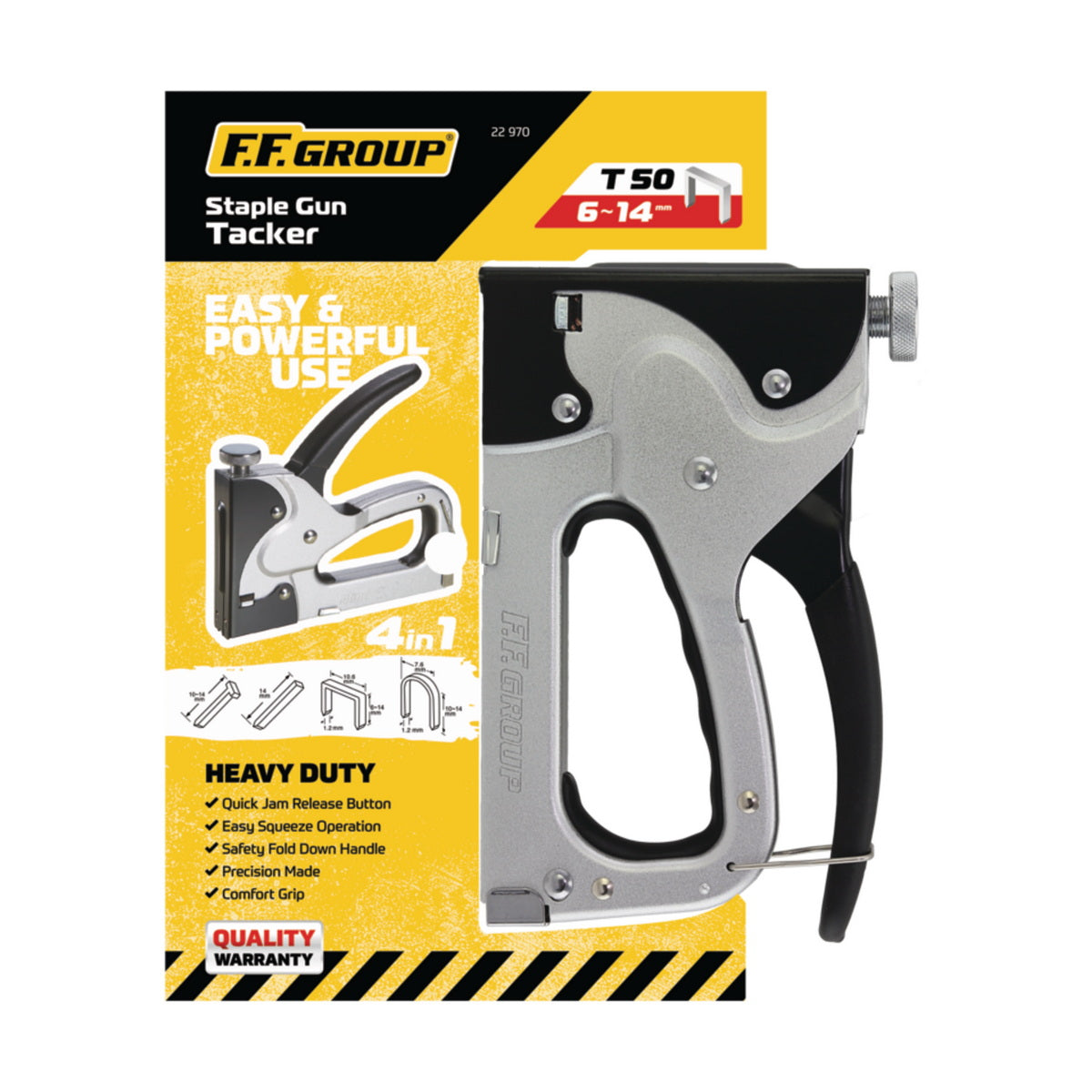 FF Group 22970 T50 Καρφωτικό Χειρός Ρυθμιζόμενο Για Δίχαλα 6-14mm