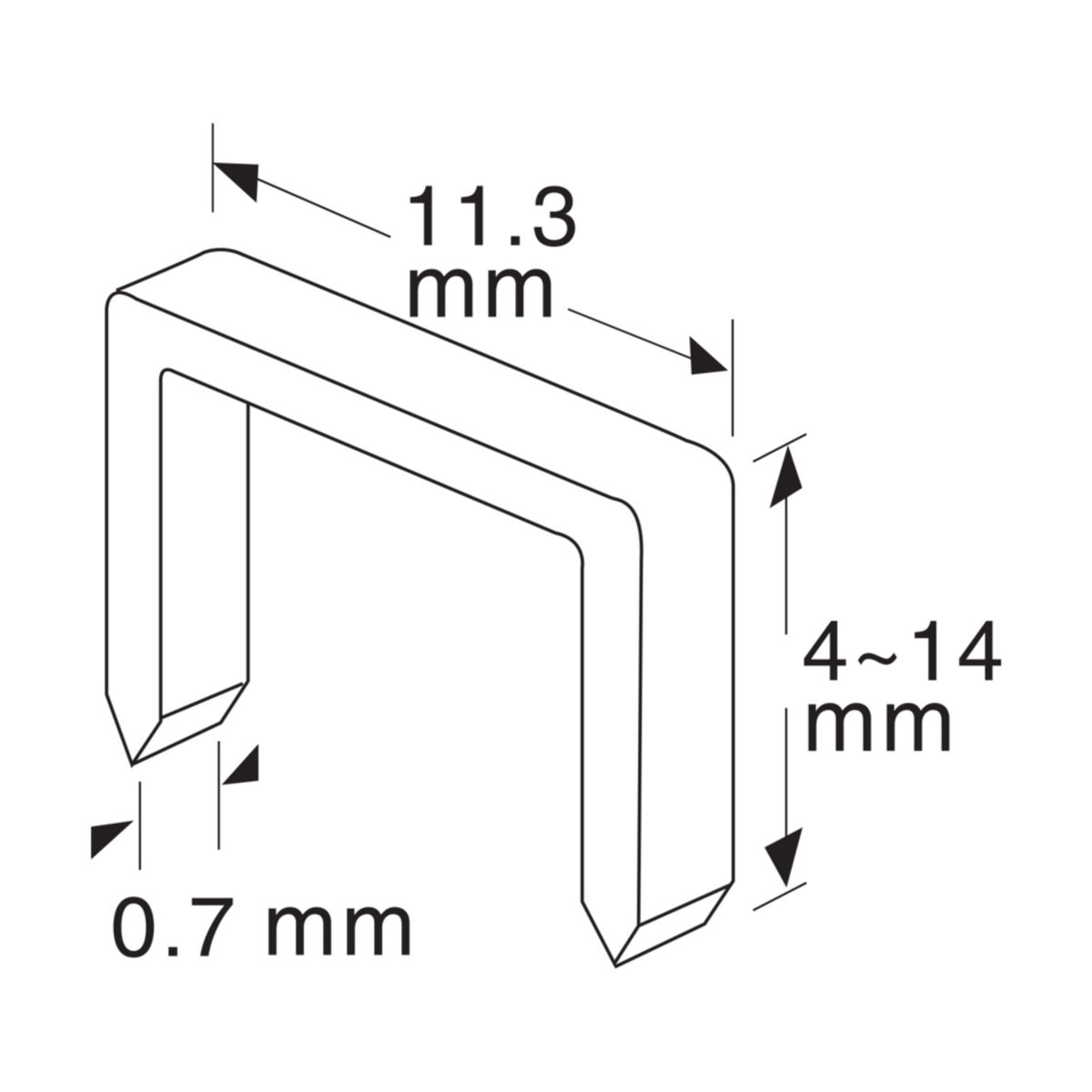 FF Group 24260 Καρφωτικό Χειρός S53 Για Δίχαλα 4-14mm