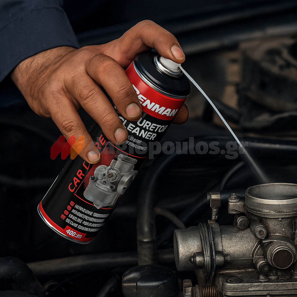Benman 28576 Carburetor Cleaner Σπρέι Καθαριστικό Καρμπυρατέρ & Βαλβίδων 400ml