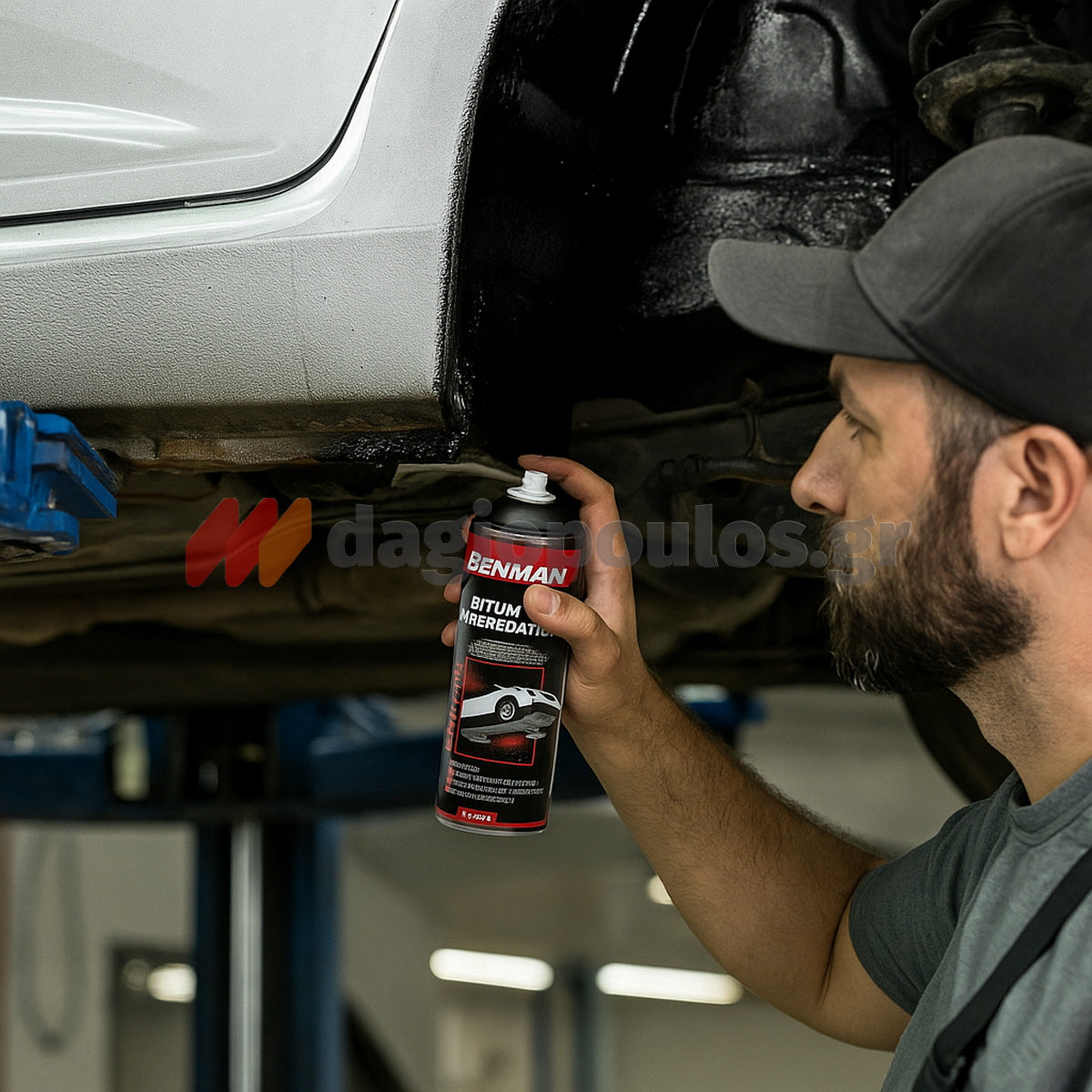 Benman 34270 Bitumen Undercoating Spray Πίσσας Σασί & Αμαξώματος Σπρέι 400ml