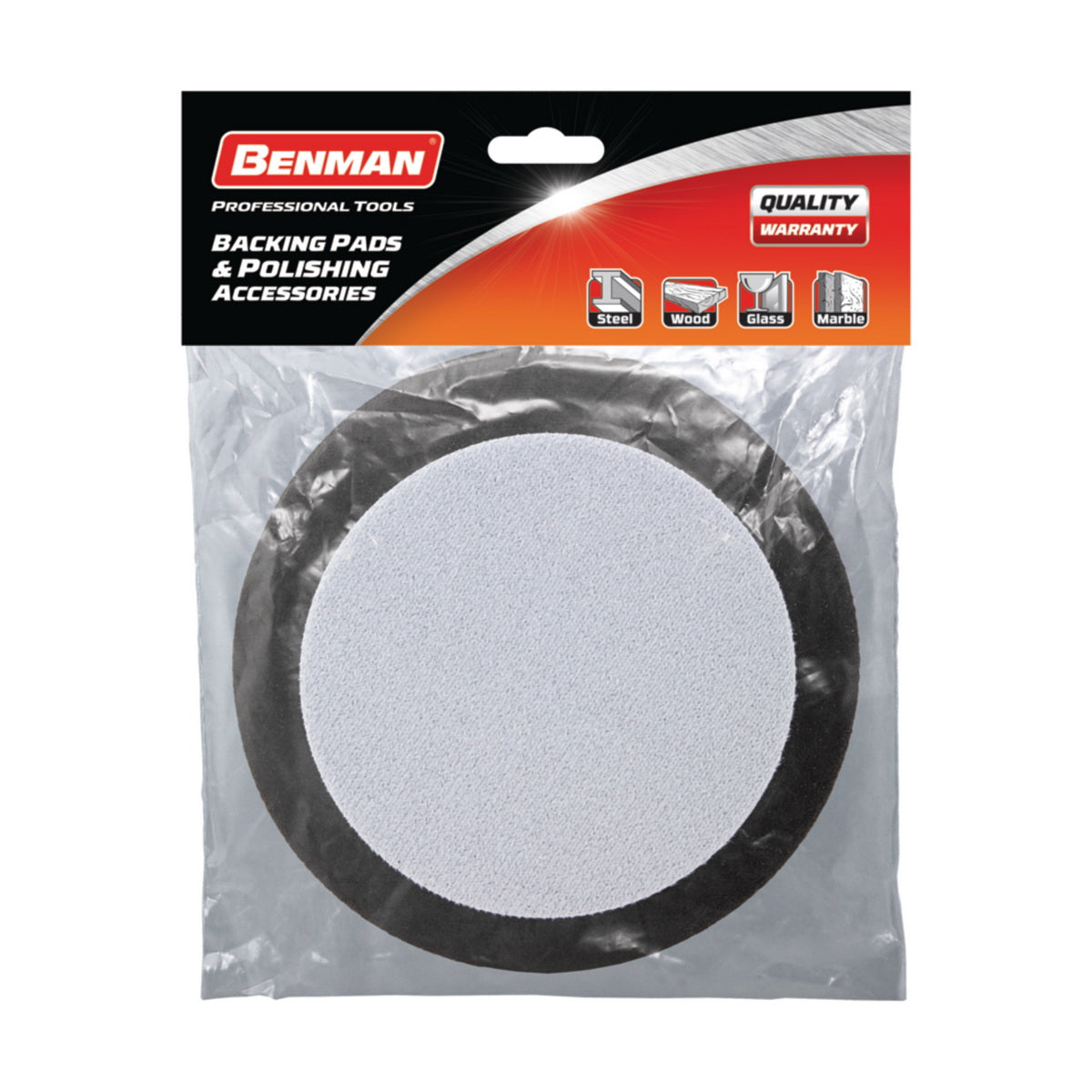 Benman 37712 Σφουγγάρι Γυαλίσματος Ανθρακί 150mm