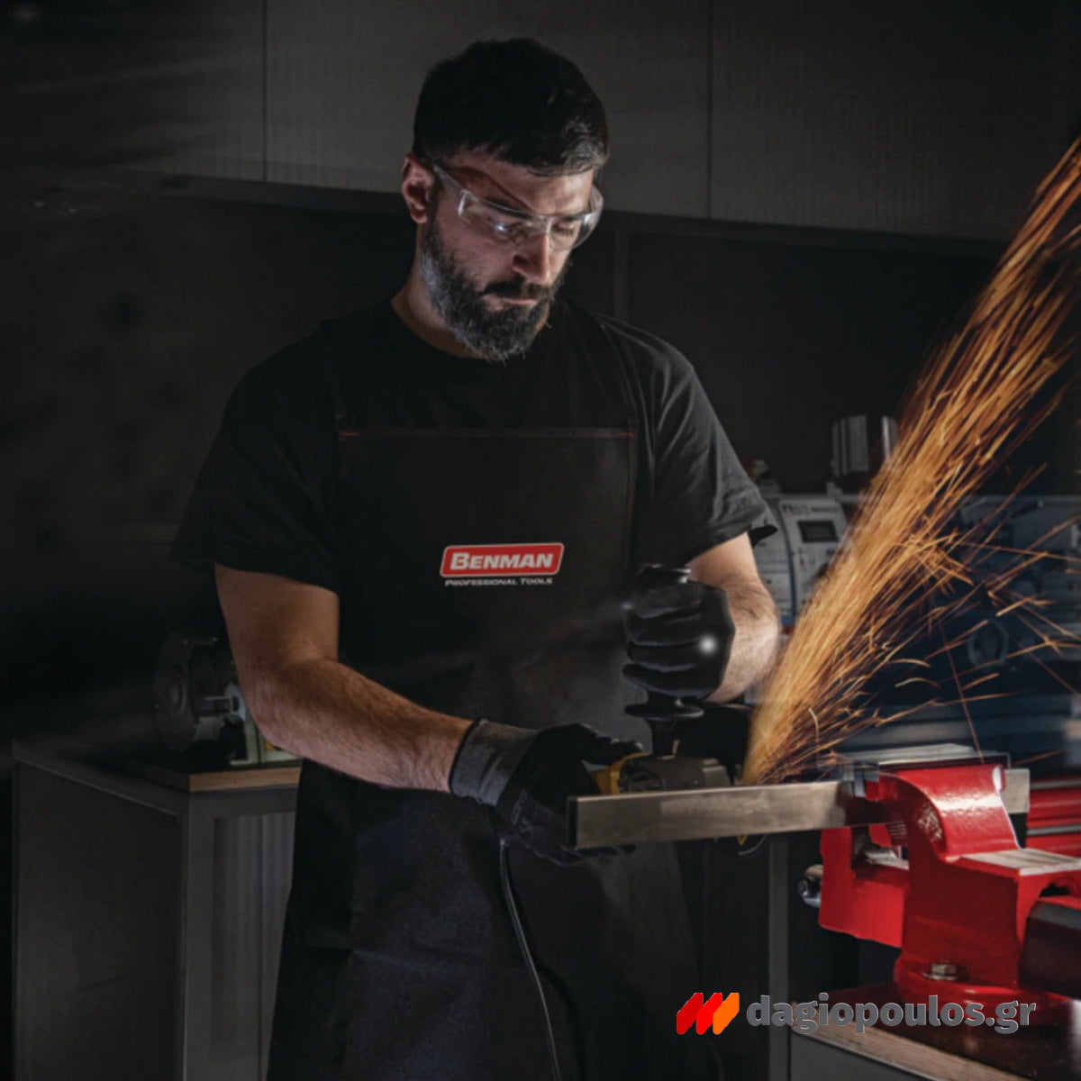 Benman 38361 Ποδιά Υφασμάτινη Γενικής Χρήσης Ολόσωμη