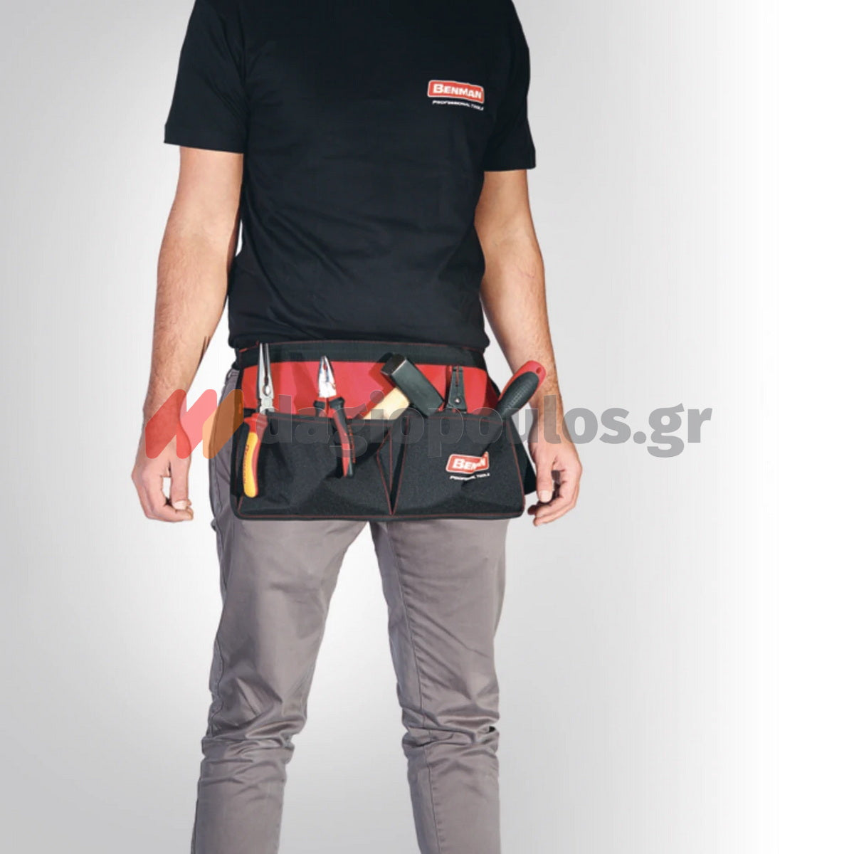 Benman 38362 Ποδιά - Εργαλειοθήκη Μέσης Υφασμάτινη Γενικής Χρήσης Μικρή