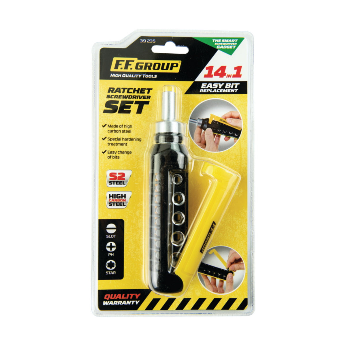 FF Group 39235 Κατσαβίδι Καστάνιας Σετ 14 Σε 1