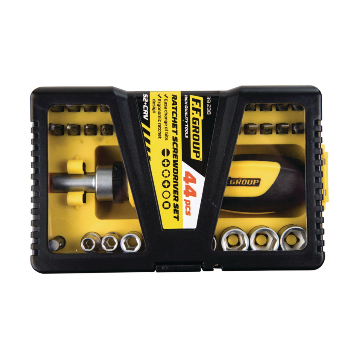 Benman 39238 Συλλογή Κατσαβίδι Καστάνιας Με Μύτες Σε Κασετίνα Σετ 44 Τεμ