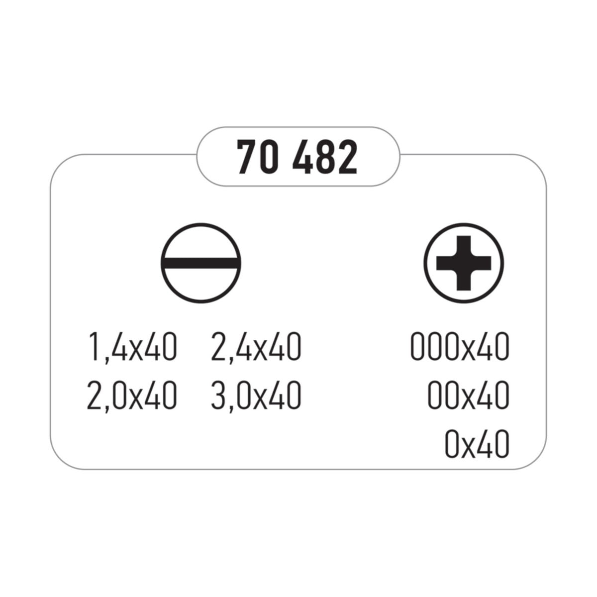Benman 70482 Κατσαβίδια Ηλεκτρονικών Σετ 7 Τεμ Σε Θήκη
