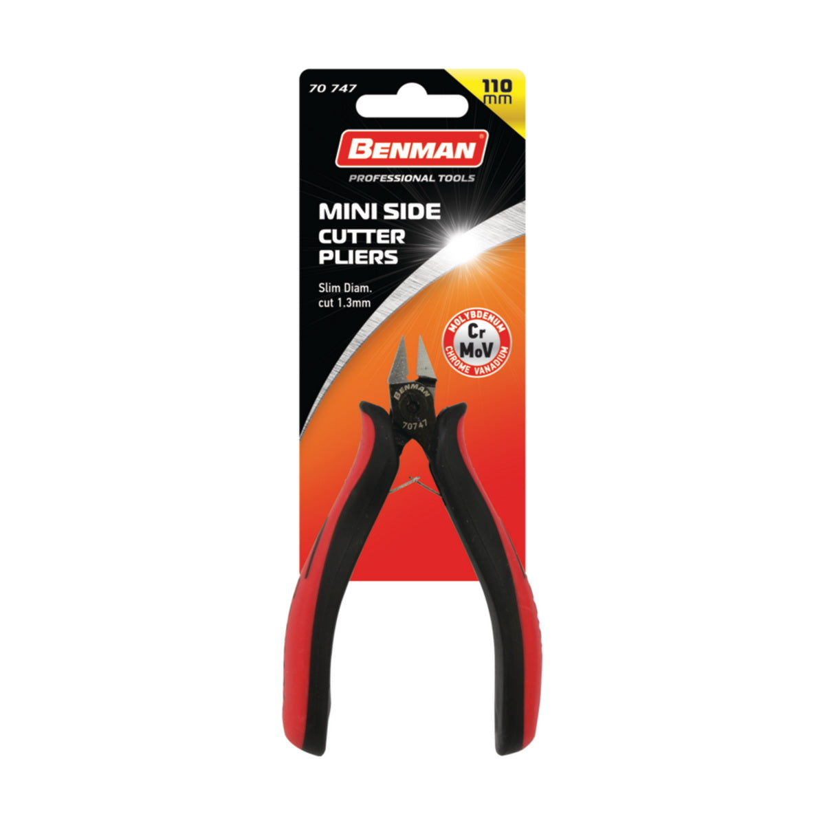 Benman 70747 Επαγγελματικός Mini Πλαγιοκόφτης Ακριβείας Ηλεκτρονικών 4,5" 110mm