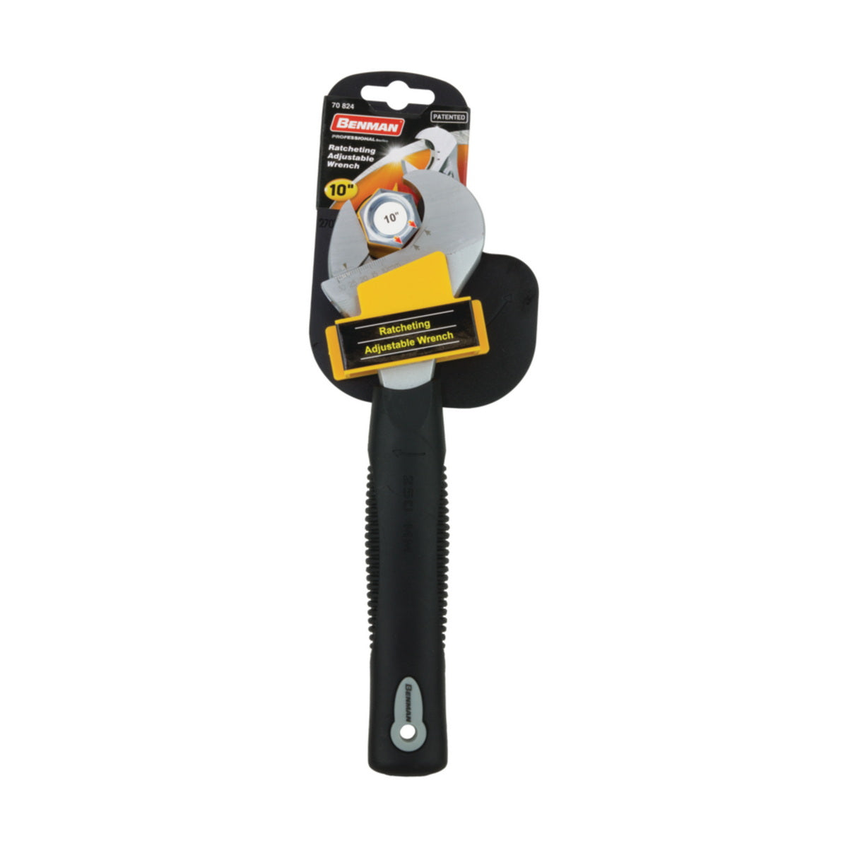 Benman 70824 Επαγγελματικά Κλειδιά Γαλλικά Με Καστάνια 10" 250mm