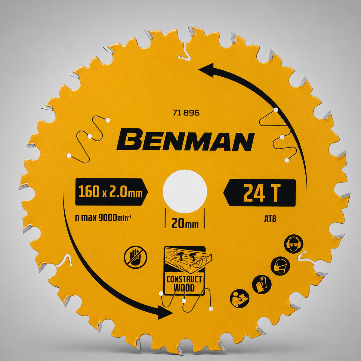 Benman Construct Wood Επαγγελματικοί Πριονόδισκοι Δισκοπρίονου