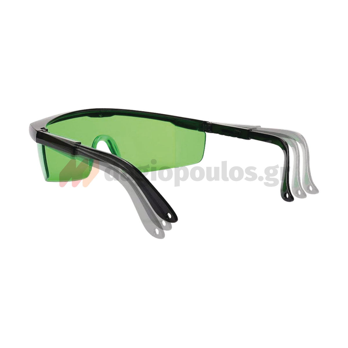 Benman 72142 Γυαλιά Προστασίας Εργασίας Ανοικτού Τύπου και Ενίσχυσης Όρασης Ακτίνας Laser Πράσινα