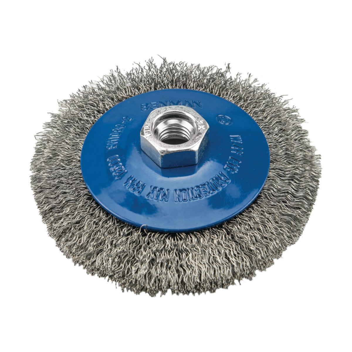 Benman 72409 Βούρτσα Συρμάτινη (Συρματόβουρτσα) Γωνιακού Τροχού Με Κούρμπα (Κυρτή) M14 115mm ΑΝΟΞΕΙΔΩΤΗ