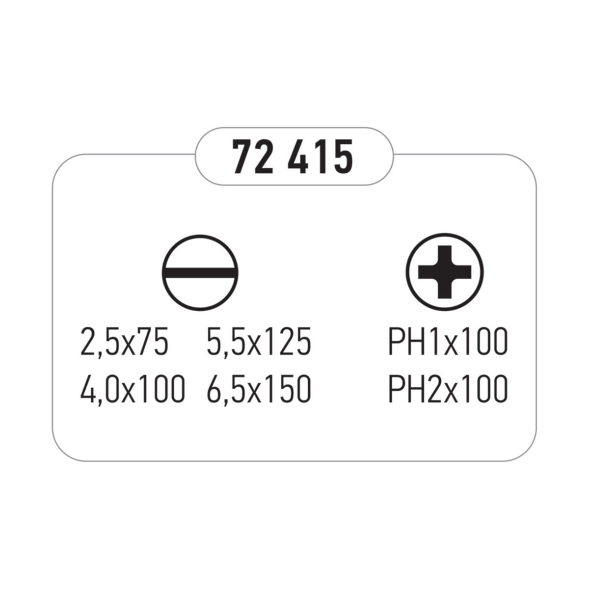 Benman 72415 Κατσαβίδια Επαγγελματικά Σετ 6 Τεμ