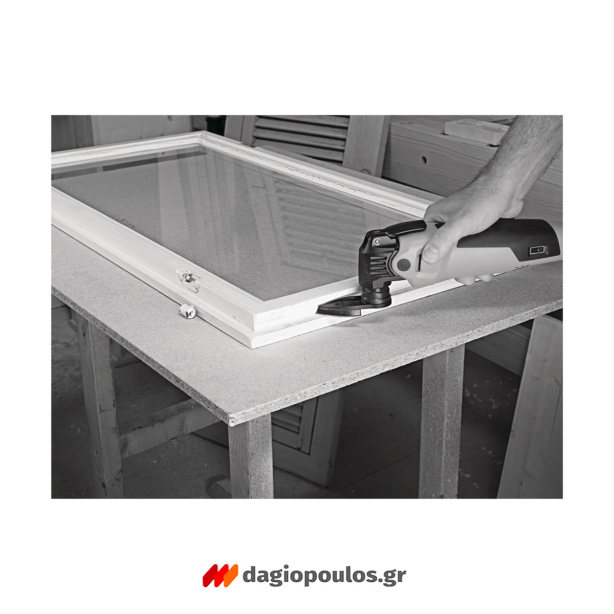 Benman 72594 Λάμα Πολυεργαλείων Starlock Βάση Πέλμα Γυαλόχαρτων Velcro