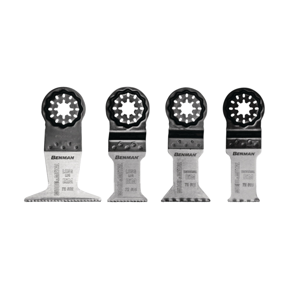 Benman 72672 Συλλογή Λάμες Πολυεργαλείων Starlock Μετάλλων Ξύλου Σετ 6 Τεμ
