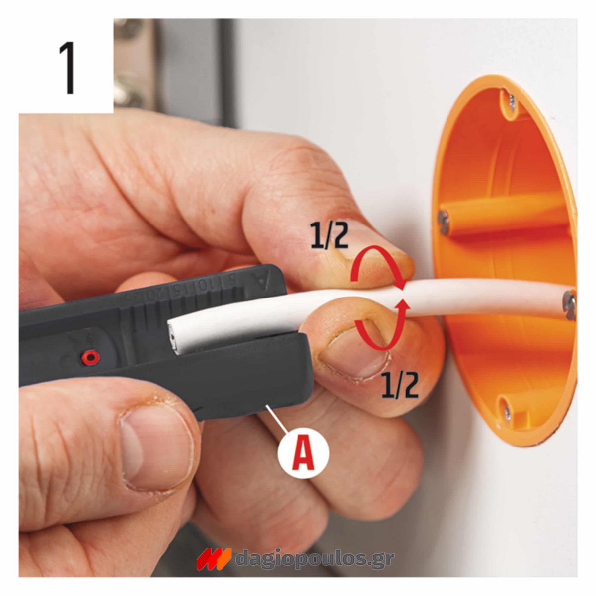 Benman 72714 Απογυμνωτής Ομοαξωνικών Καλωδίων (TV)