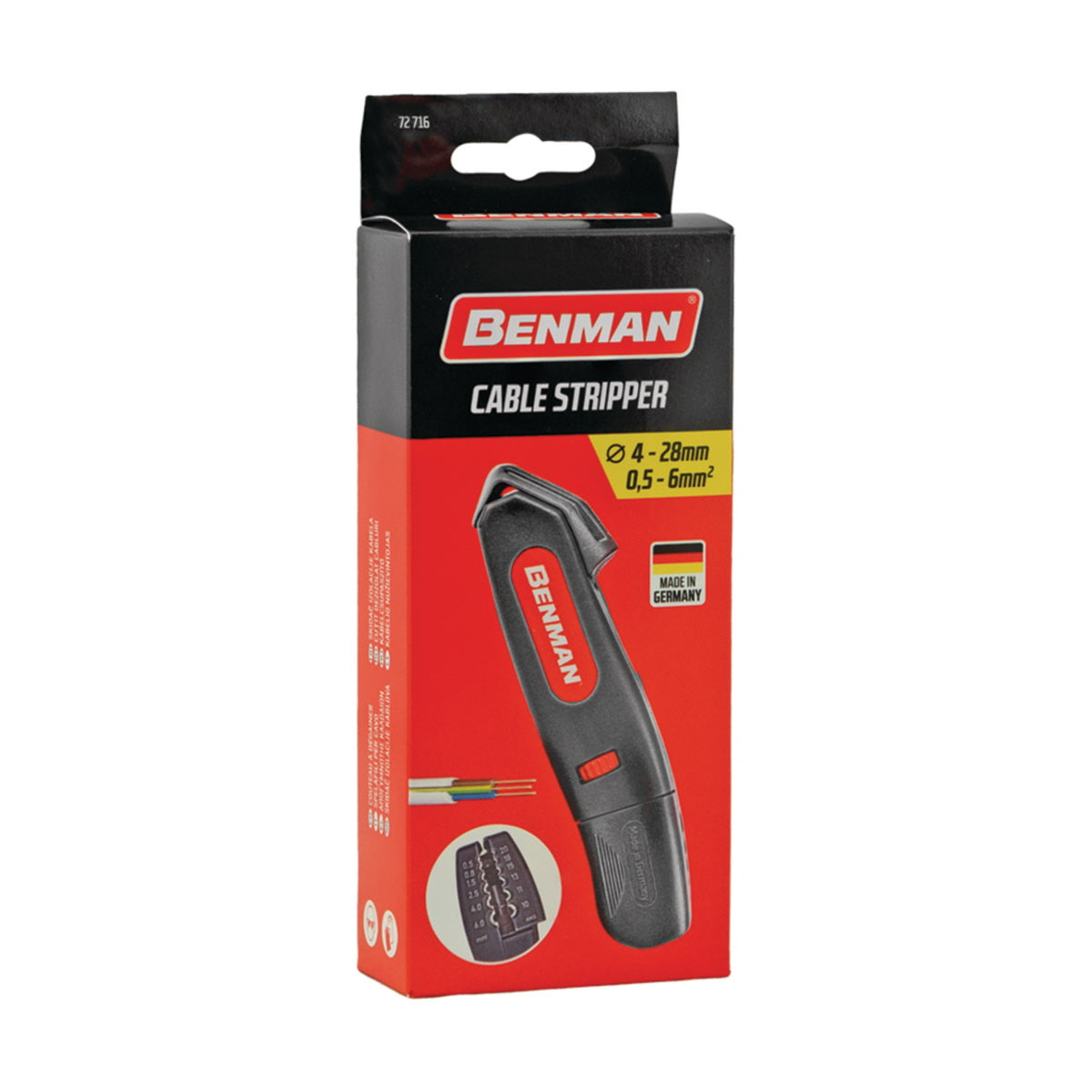 Benman 72716 Απογυμνωτής Καλωδίων 142mm