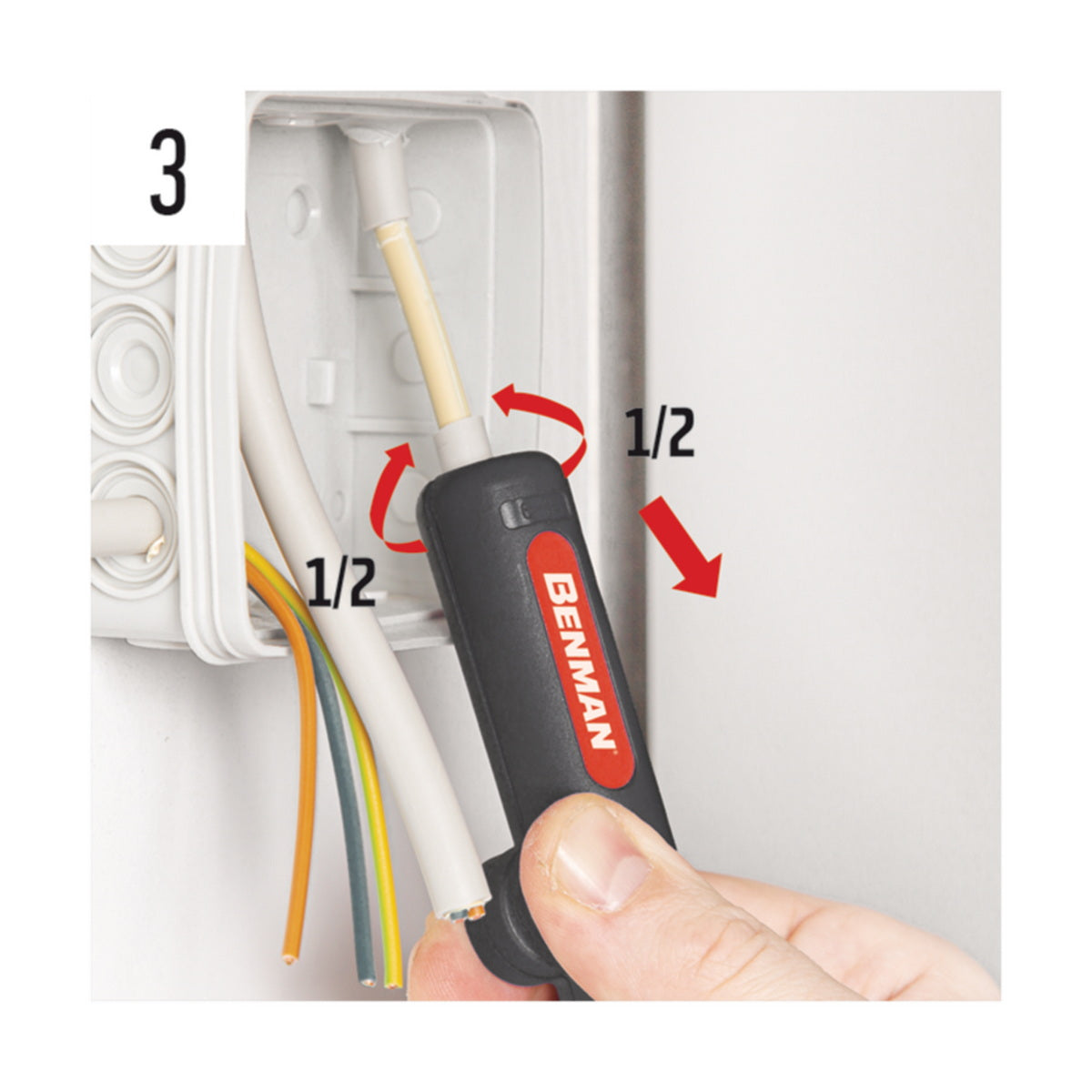 Benman 72717 Απογυμνωτής Καλωδίων Με Μαχαίρι