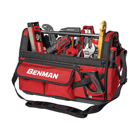 Benman 73193 υφασμάτινη εργαλειοθήκη ανοικτού τύπου με καπάκι και κεντρική χειρολαβή Dagiopoulos.gr