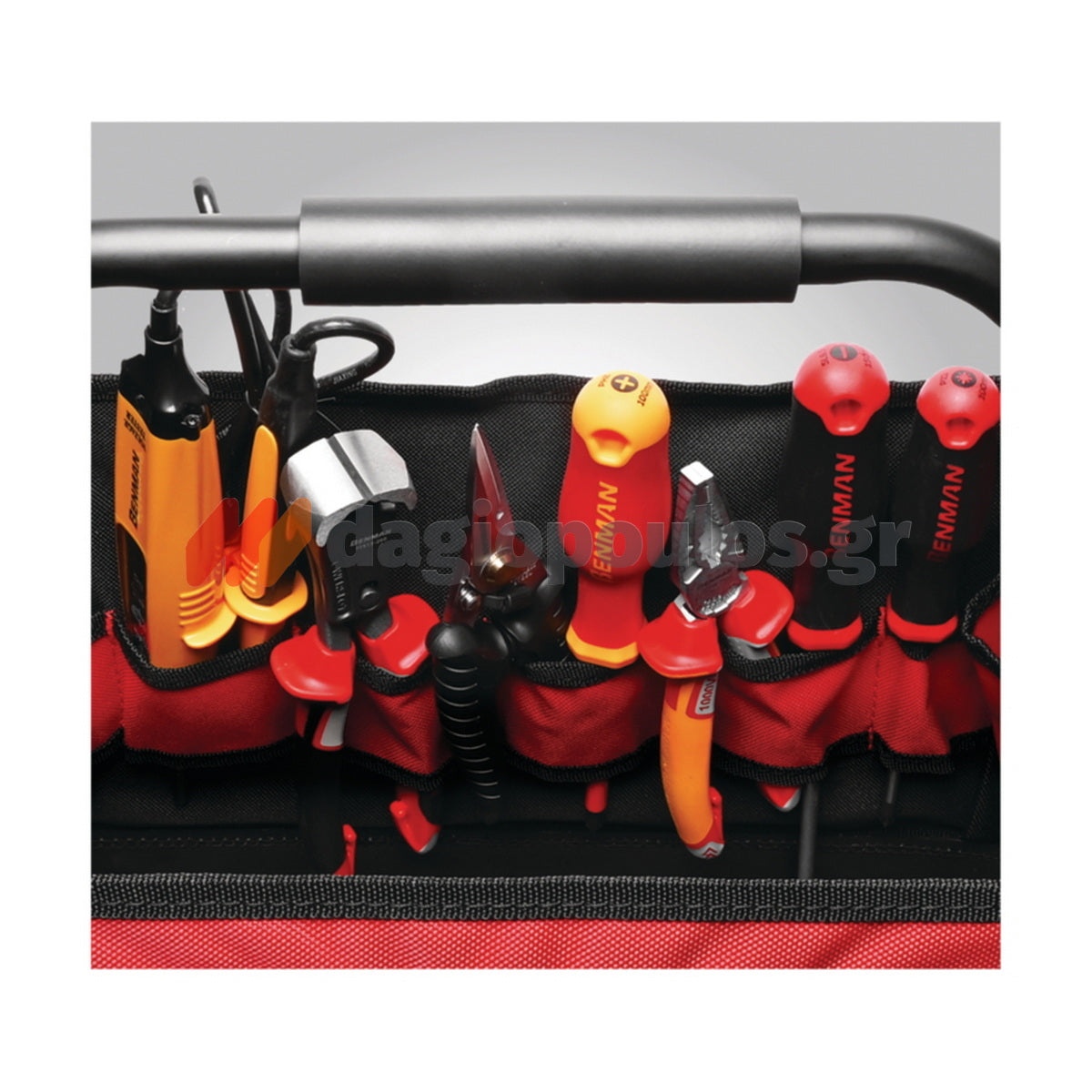 Benman 73195 Εργαλειοθήκη Υφασμάτινη Ανοικτού Τύπου Με Κεντρική Χειρολαβή