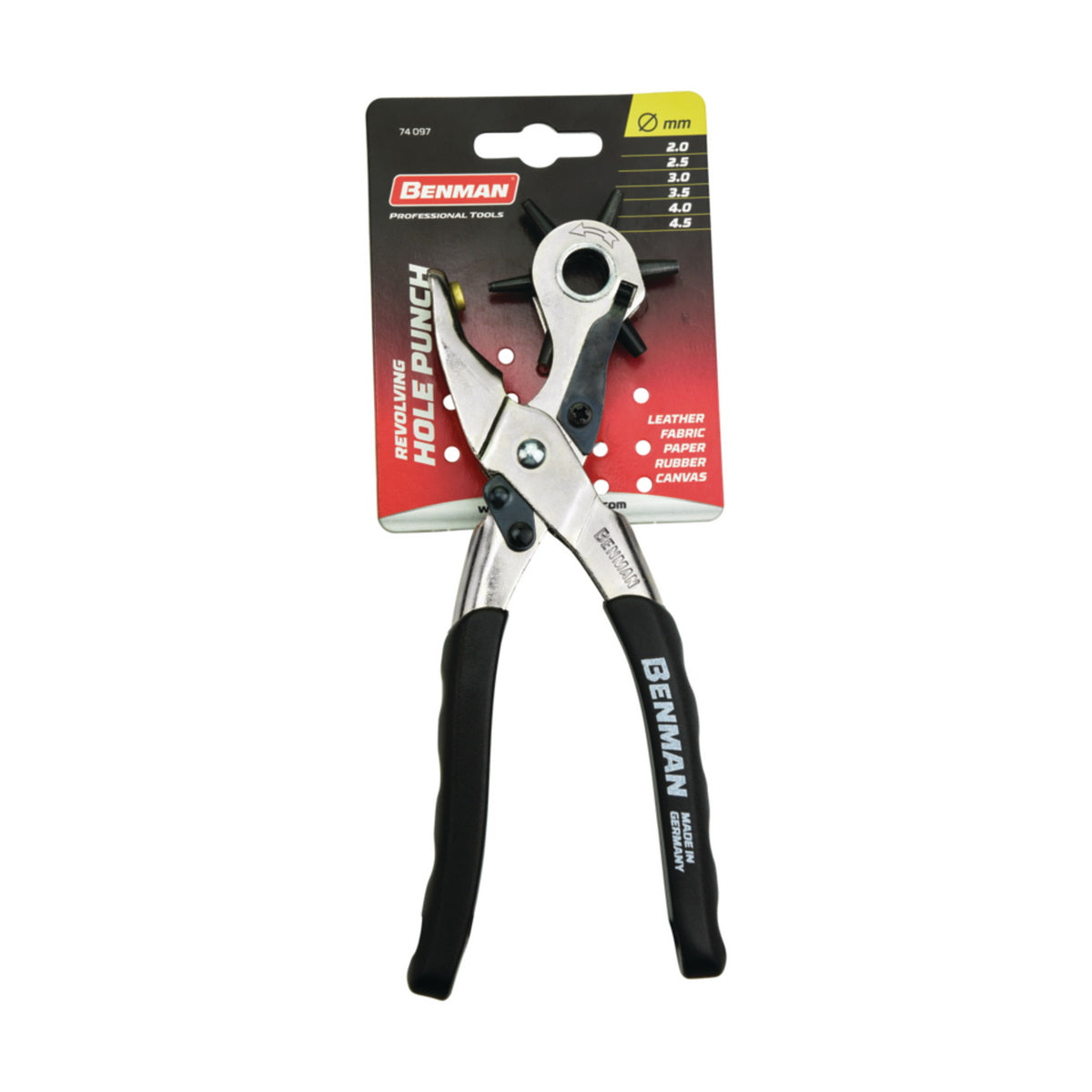 Benman 74097 Πένσα Διάνοιξης Τρυπών (Μύλος Τρυπητήρι) Σε Δέρμα Με Υπομόχλιο