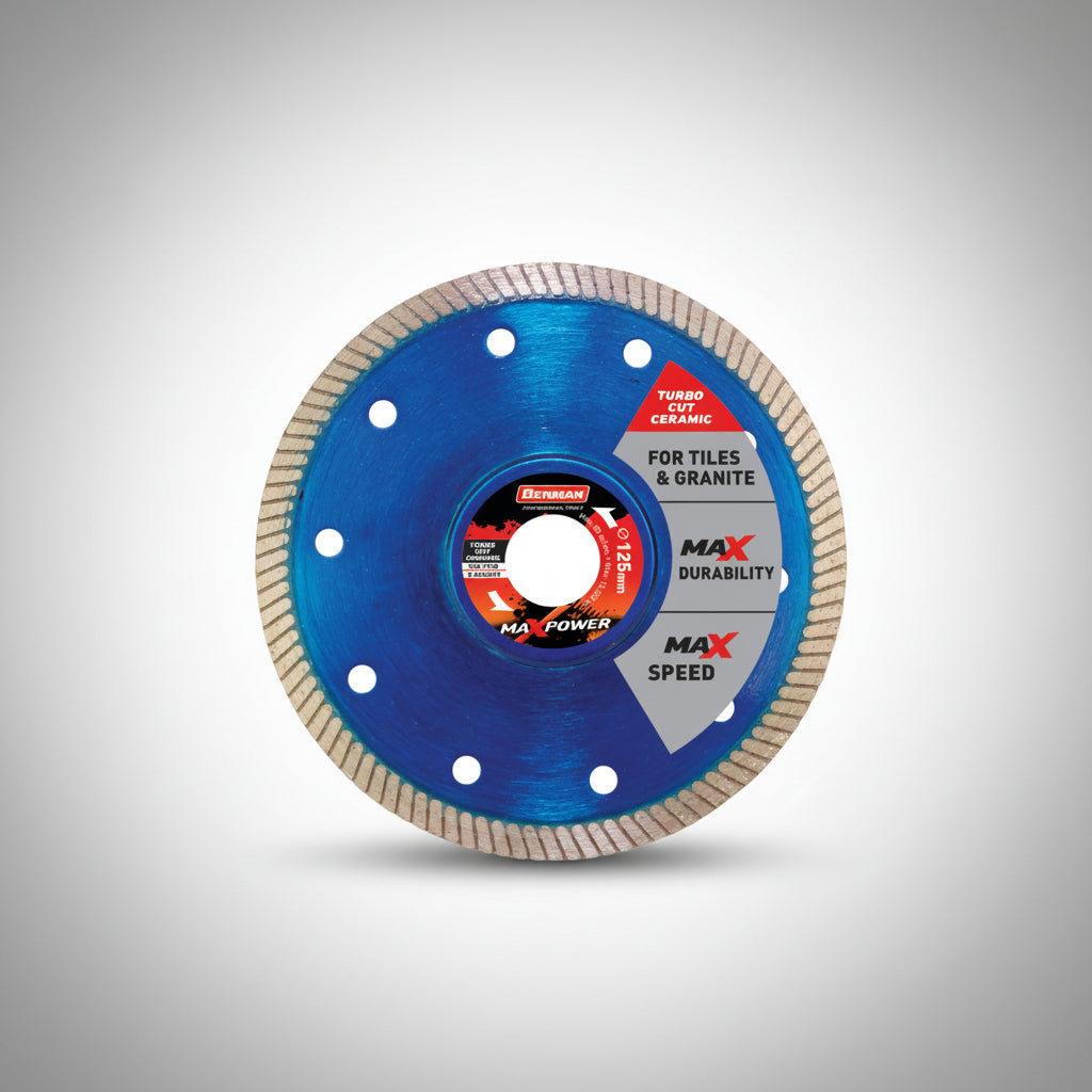 Benman 74494 Turbo Cut Ceramic Δίσκος Διαμαντέ (Διαμαντόδισκος) Κοπής Πλακιδίων, Πορσελάνης, Γρανίτη 115mm