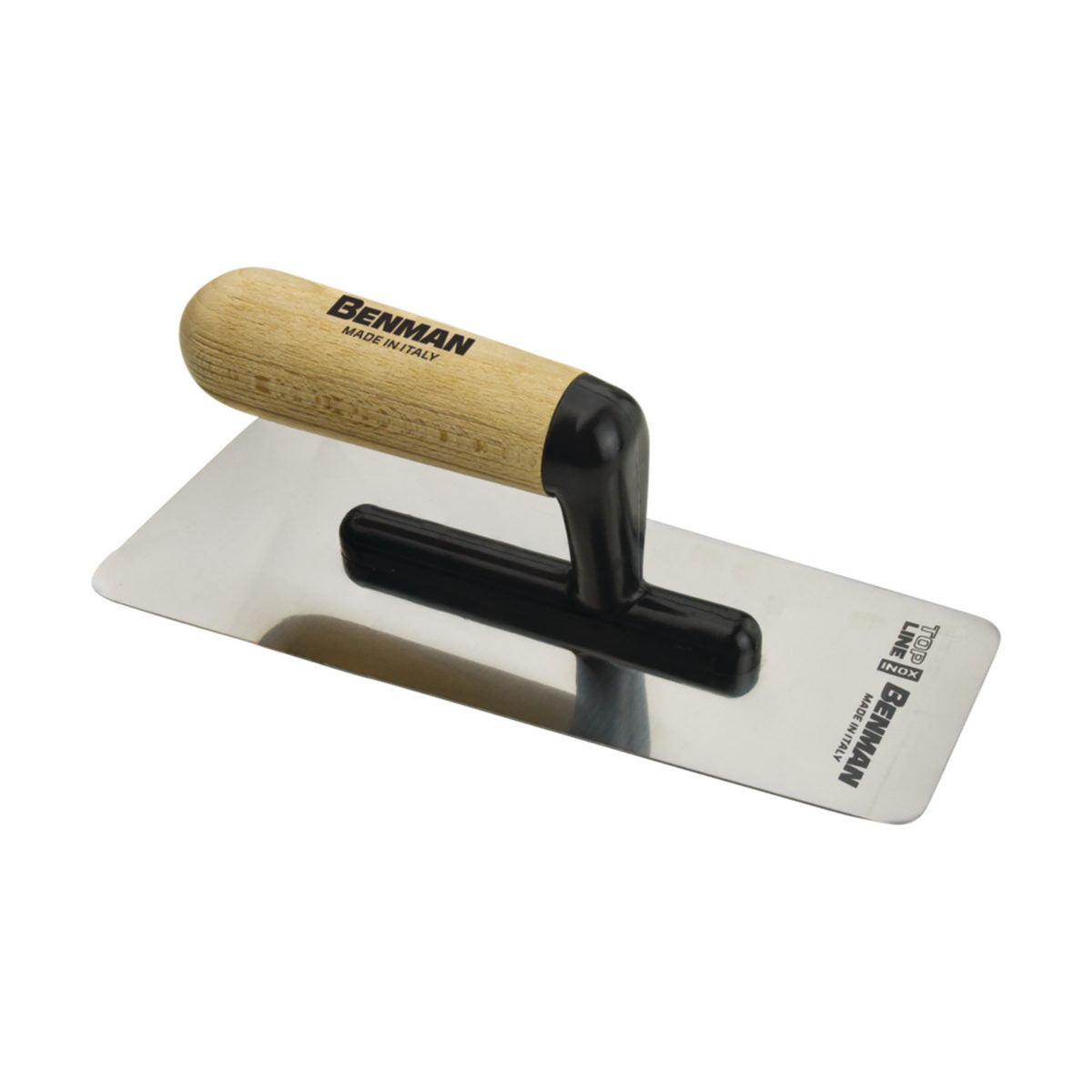 Benman Επαγγελματική Spatula Μυστρί Stucco Veneziano Top Line Με Ξύλινη Λαβή Ανοξείδωτο