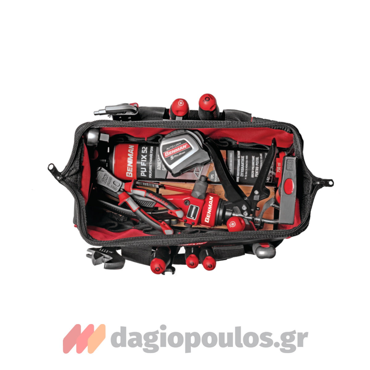 Benman 77012 Εργαλειοθήκη Τσάντα Κλειστού Τύπου Υφασμάτινη