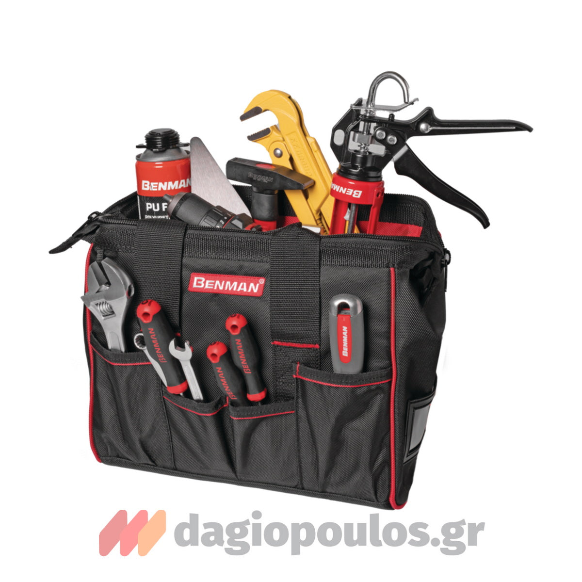 Benman 77012 Εργαλειοθήκη Τσάντα Κλειστού Τύπου Υφασμάτινη